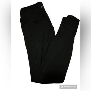 PINK VS black cozy leggings